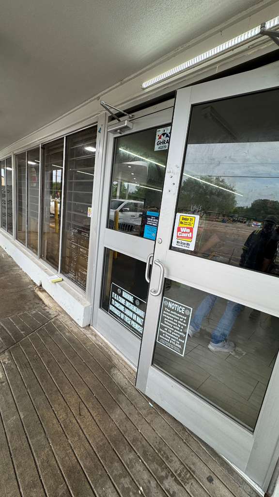 commercial access and door service shown in a real service photo
