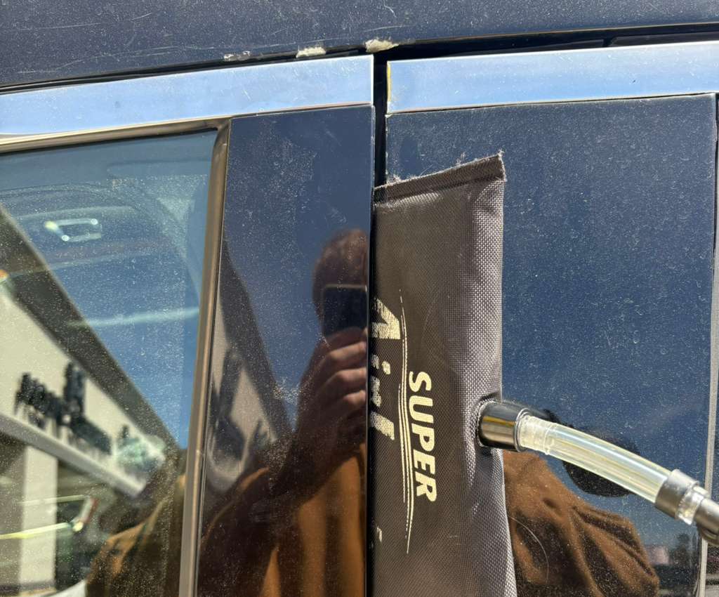 commercial access and door service shown in a real service photo