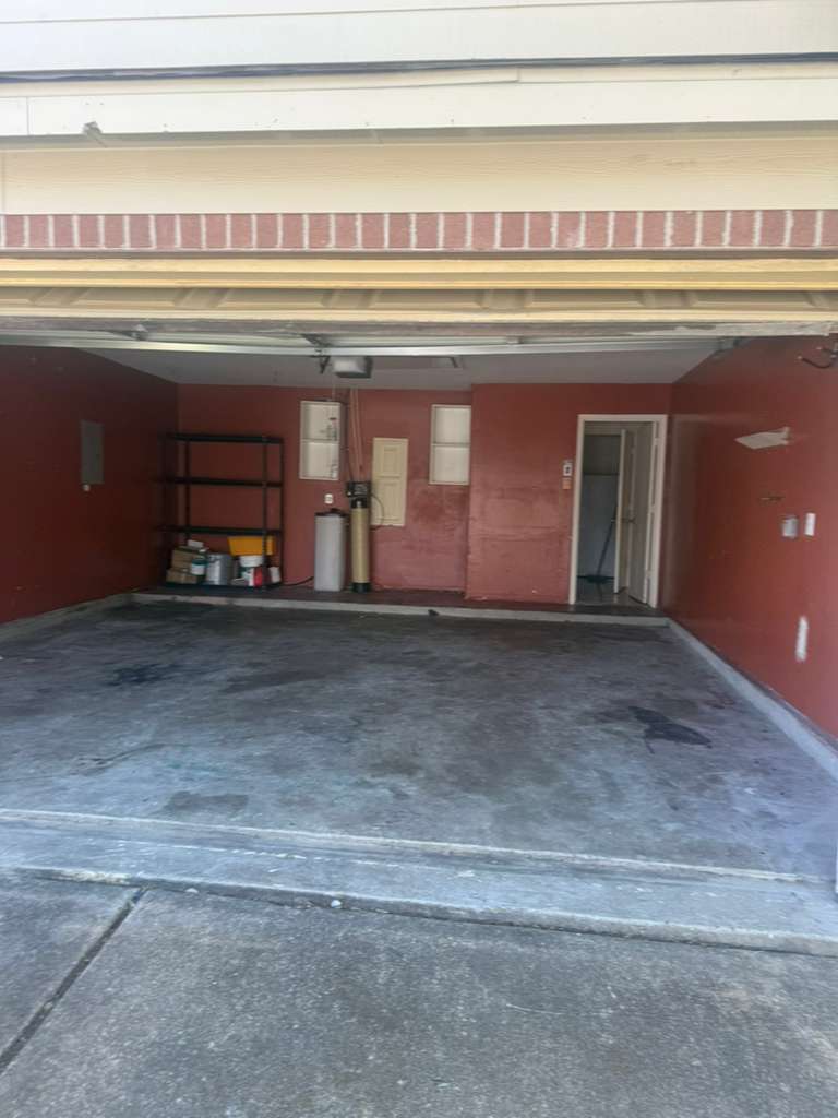 garage door and lock service shown in a real service photo